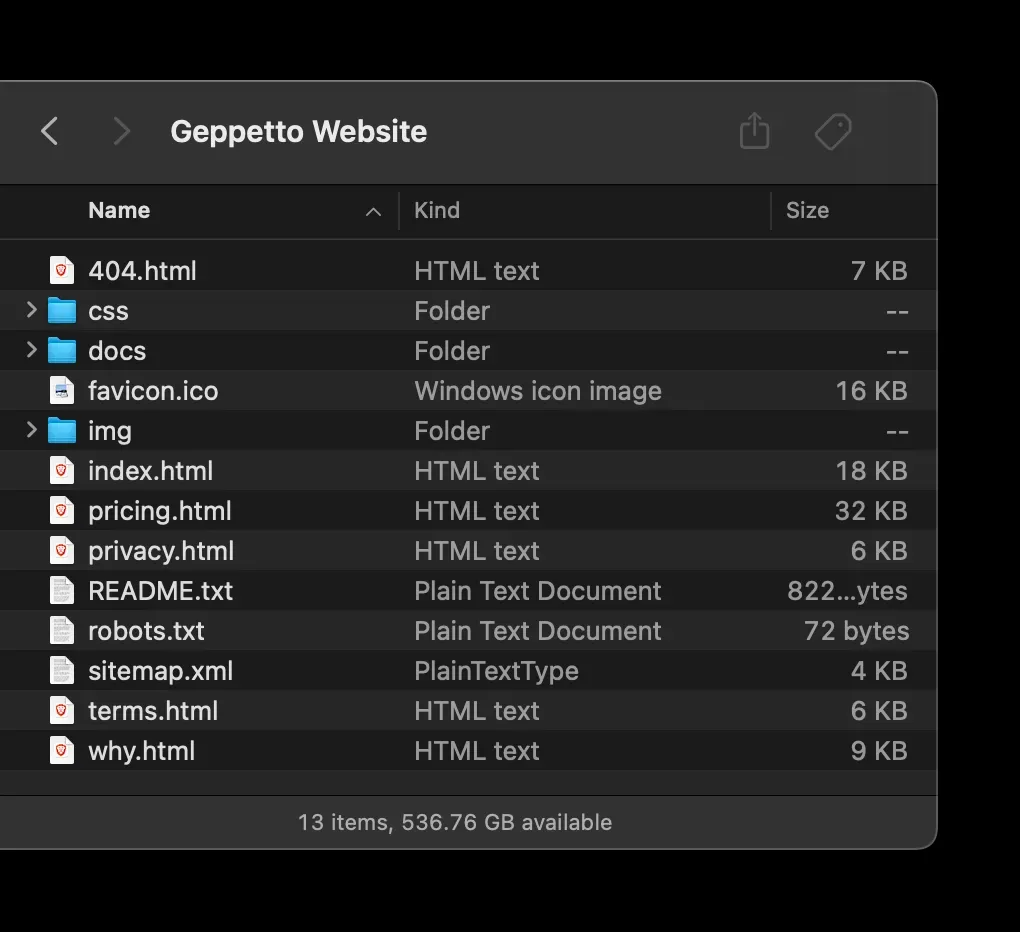 Export Your Site
